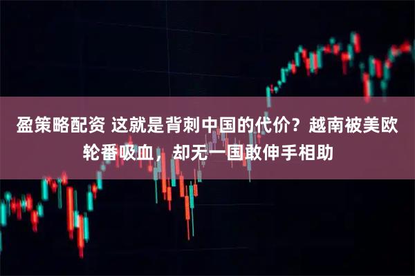 盈策略配资 这就是背刺中国的代价？越南被美欧轮番吸血，却无一国敢伸手相助